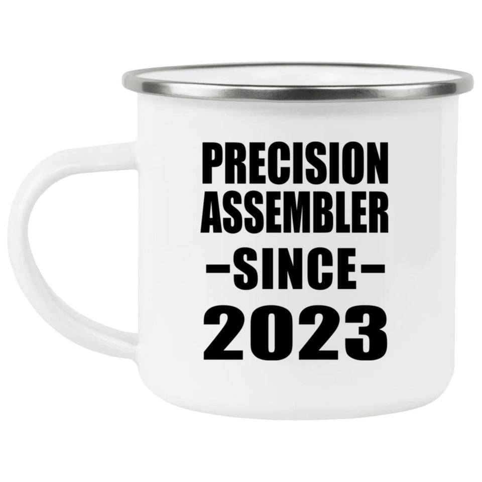 Precision Assembler Since 2023 - 12oz Camping Mug