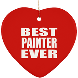 Best Painter Ever - Heart Ornament