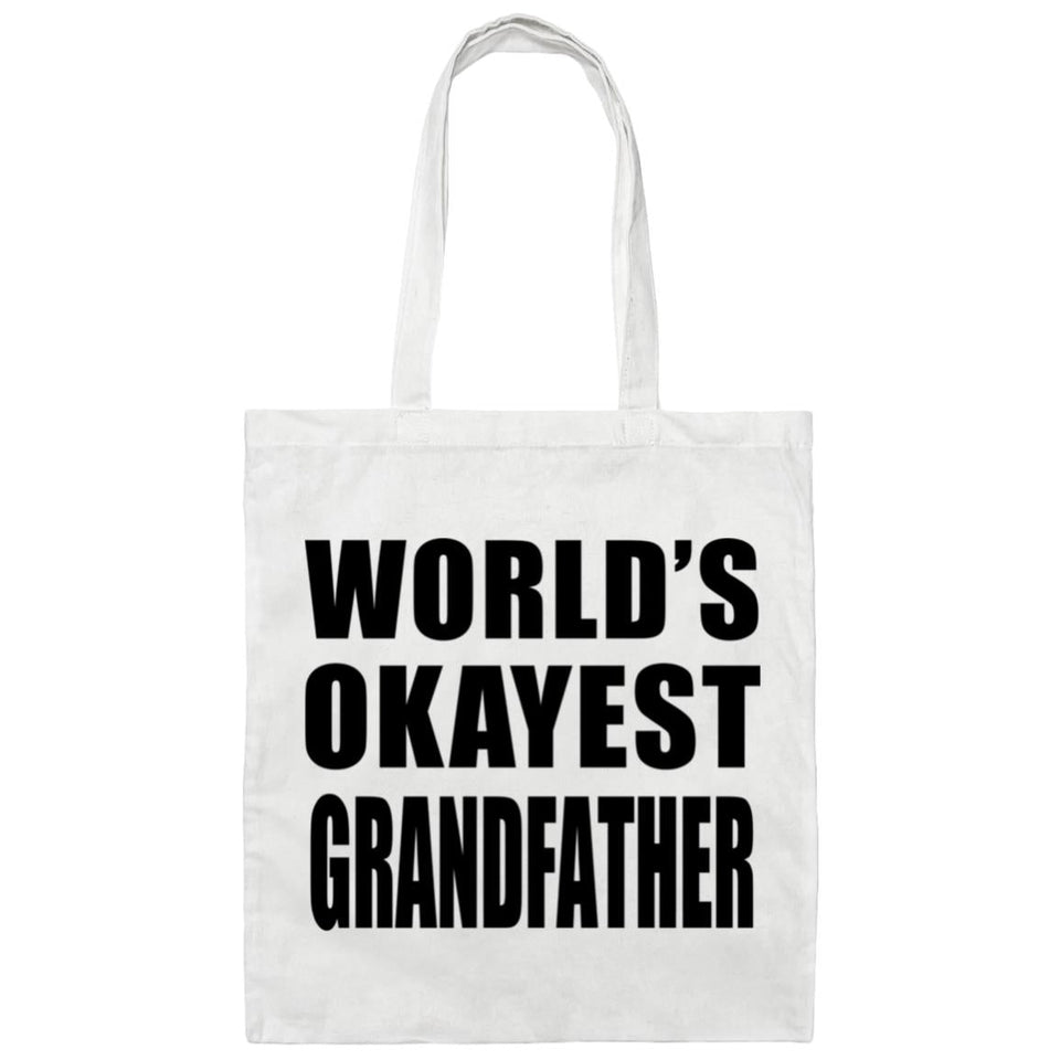 World's Okayest Grandfather - Tote Bag White