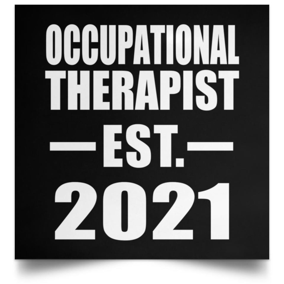Occupational Therapist Established EST. 2021 - Poster Square
