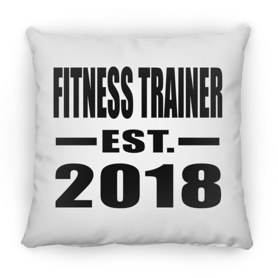 Fitness Trainer Established EST. 2018 - Throw Pillow