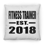 Fitness Trainer Established EST. 2018 - Throw Pillow