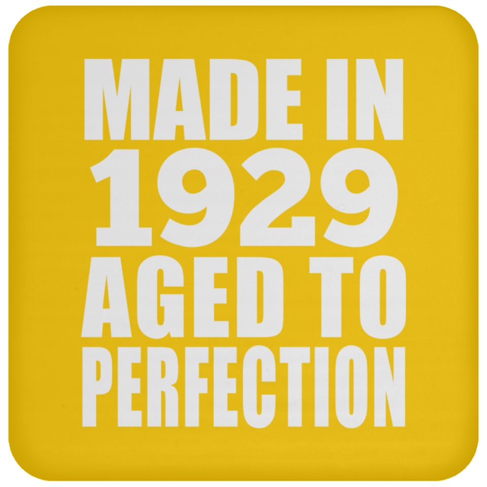 95th Birthday Made In 1929 Aged to Perfection - Drink Coaster