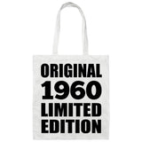64th Birthday Original 1960 Limited Edition - Tote Bag White
