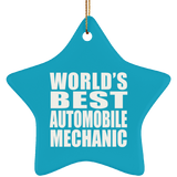 World's Best Automobile Mechanic - Star Ornament