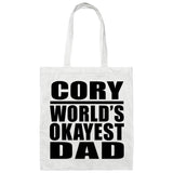 Cory World's Okayest Dad - Tote Bag White