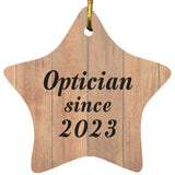 Optician Since 2023 - Star Ornament C