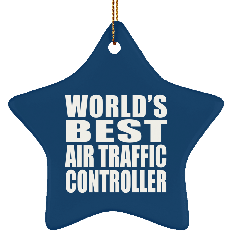 World's Best Air Traffic Controller - Star Ornament