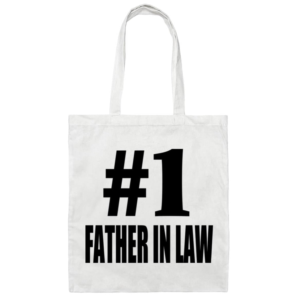 Number One #1 Father In Law - Tote Bag White