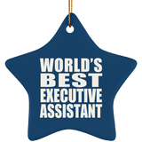 World's Best Executive Assistant - Star Ornament