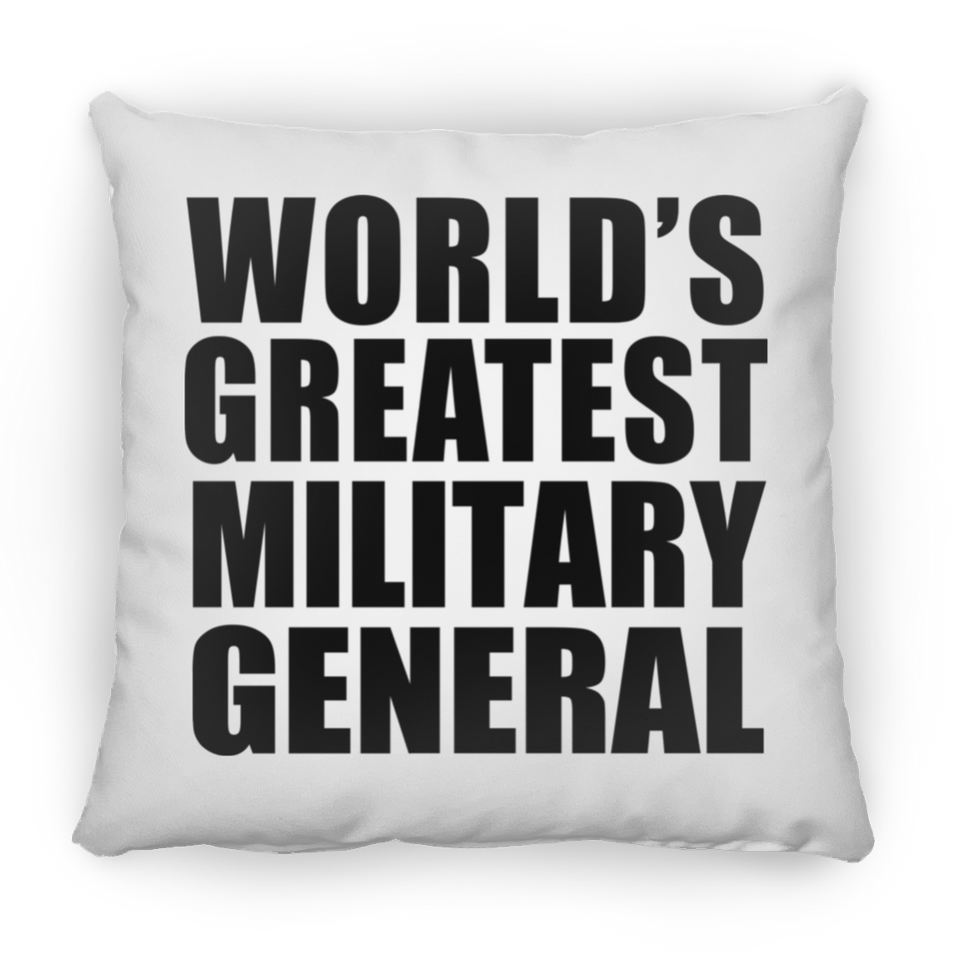 World's Greatest Military General - Throw Pillow