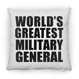 World's Greatest Military General - Throw Pillow