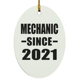 Mechanic Since 2021 - Oval Ornament