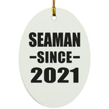Seaman Since 2021 - Oval Ornament