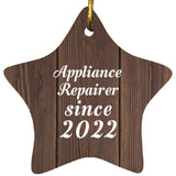 Appliance Repairer Since 2022 - Star Ornament D