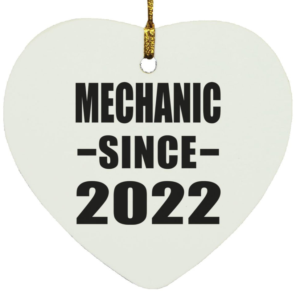 Mechanic Since 2022 - Heart Ornament