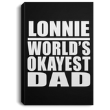 Lonnie World's Okayest Dad - Canvas Portrait