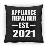Appliance Repairer Established EST. 2021 - Throw Pillow Black