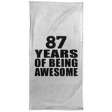 87th Birthday 87 Years Of Being Awesome - Hand Towel
