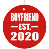 Boyfriend Established EST. 2020 - Circle Ornament