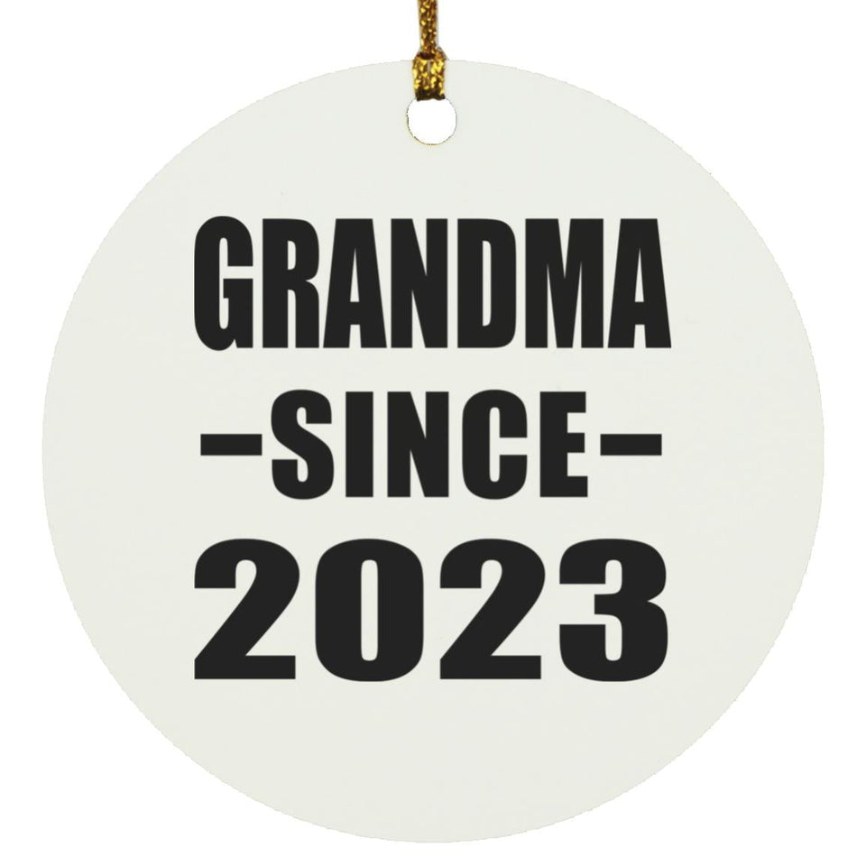 Grandma Since 2023 - Circle Ornament