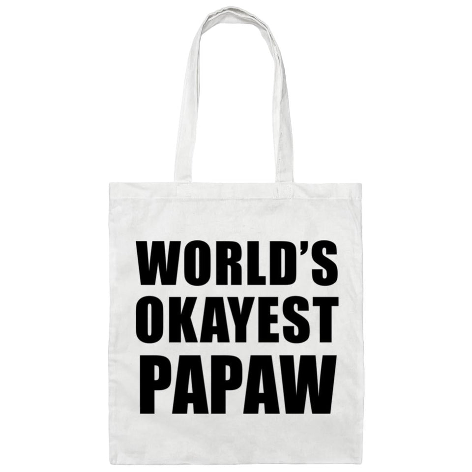 World's Okayest Papaw - Tote Bag White