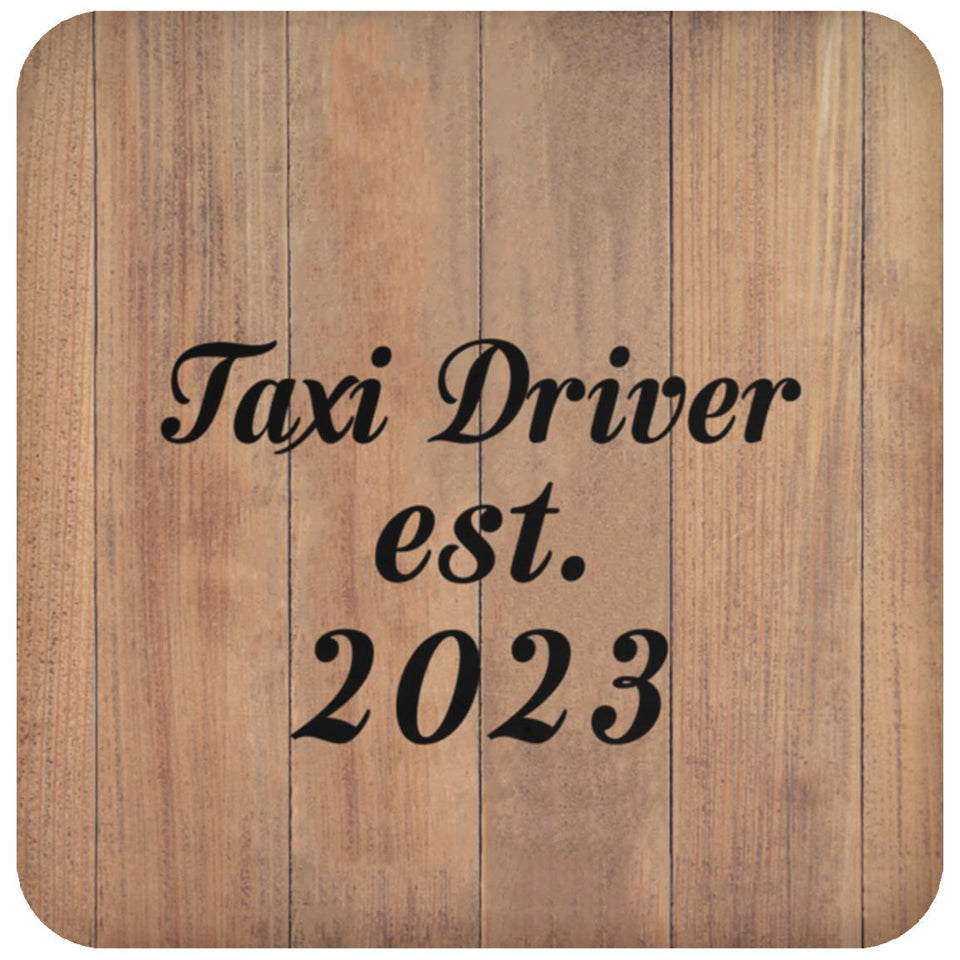 Taxi Driver Established Est. 2023 - Drink Coaster C