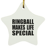 Ringball Makes Life Special - Star Ornament