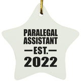 Paralegal Assistant Established EST. 2022 - Star Ornament
