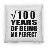 10th Anniversary Square Root of 100 Years of Mr Perfect - Throw Pillow