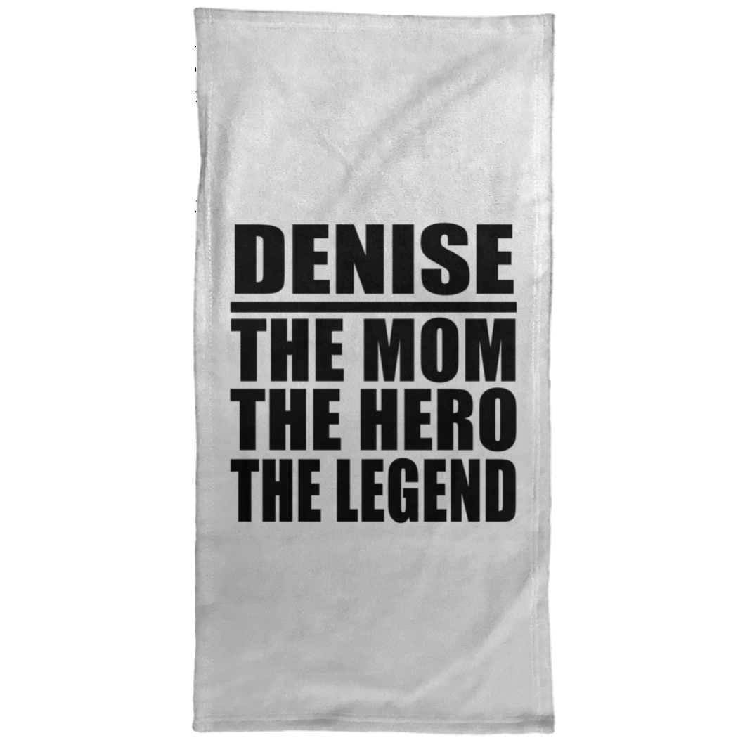 Denise The Mom The Hero The Legend - Hand Towel