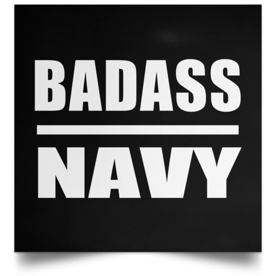 Badass Navy - Poster Square