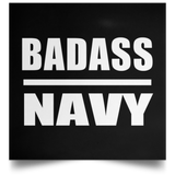 Badass Navy - Poster Square