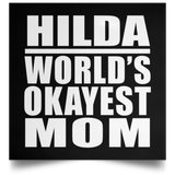 Hilda World's Okayest Mom - Poster Square