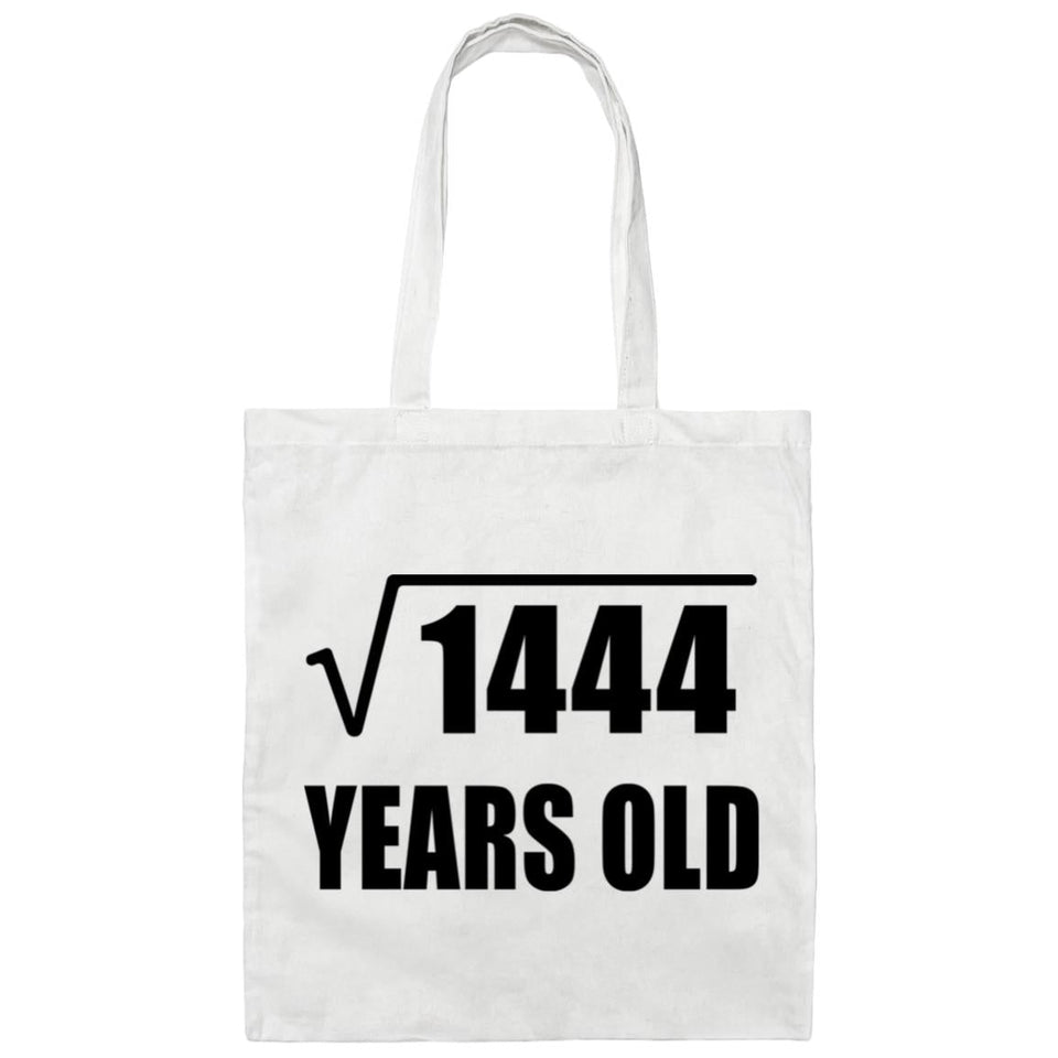 38th Birthday Square Root of 1444 Years Old - Tote Bag White