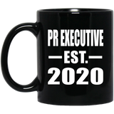 Pr Executive Established EST. 2020 - 11oz Coffee Mug Black