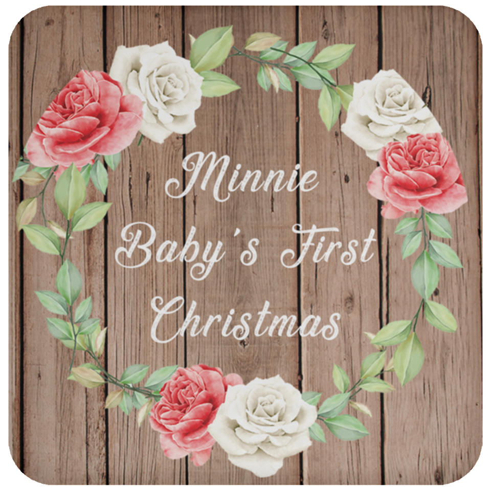 Minnie Baby's First Christmas - Drink Coaster B