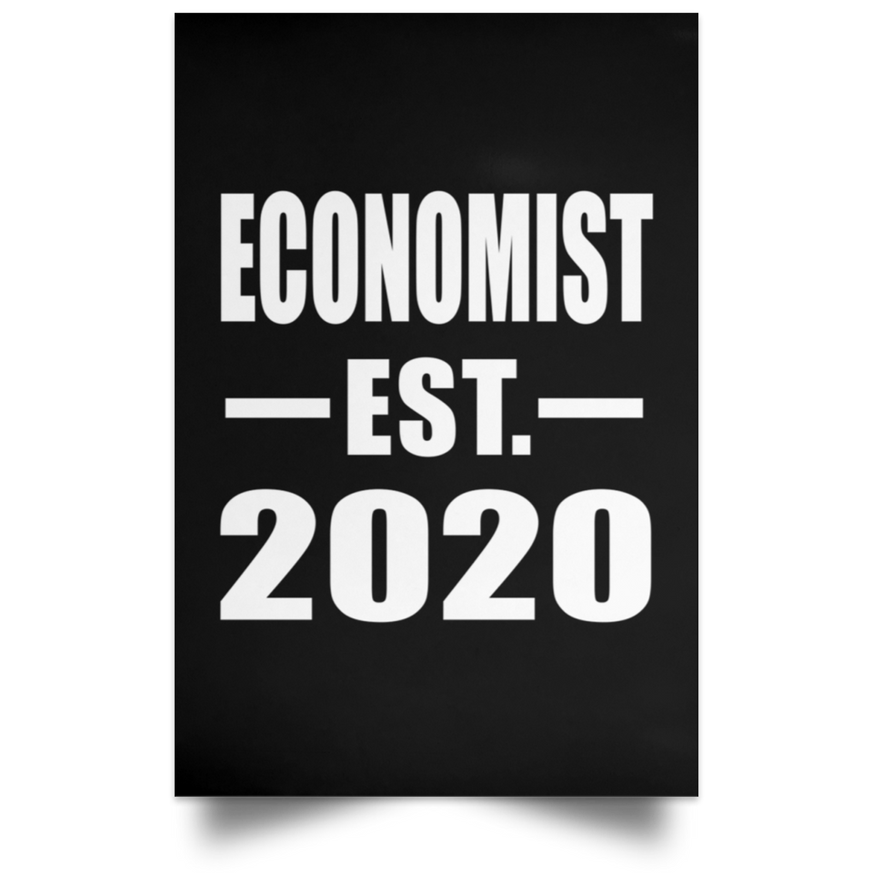 Economist Established EST. 2020 - Poster Portrait