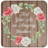 First Year As An Amazing Brother - Drink Coaster B