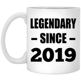 5th Birthday Legendary Since 2019 - 11oz Coffee Mug