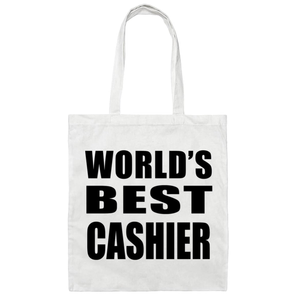 World's Best Cashier - Tote Bag White