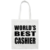 World's Best Cashier - Tote Bag White