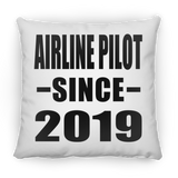 Airline Pilot Since 2019 - Throw Pillow