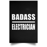 Badass Electrician - Poster Portrait