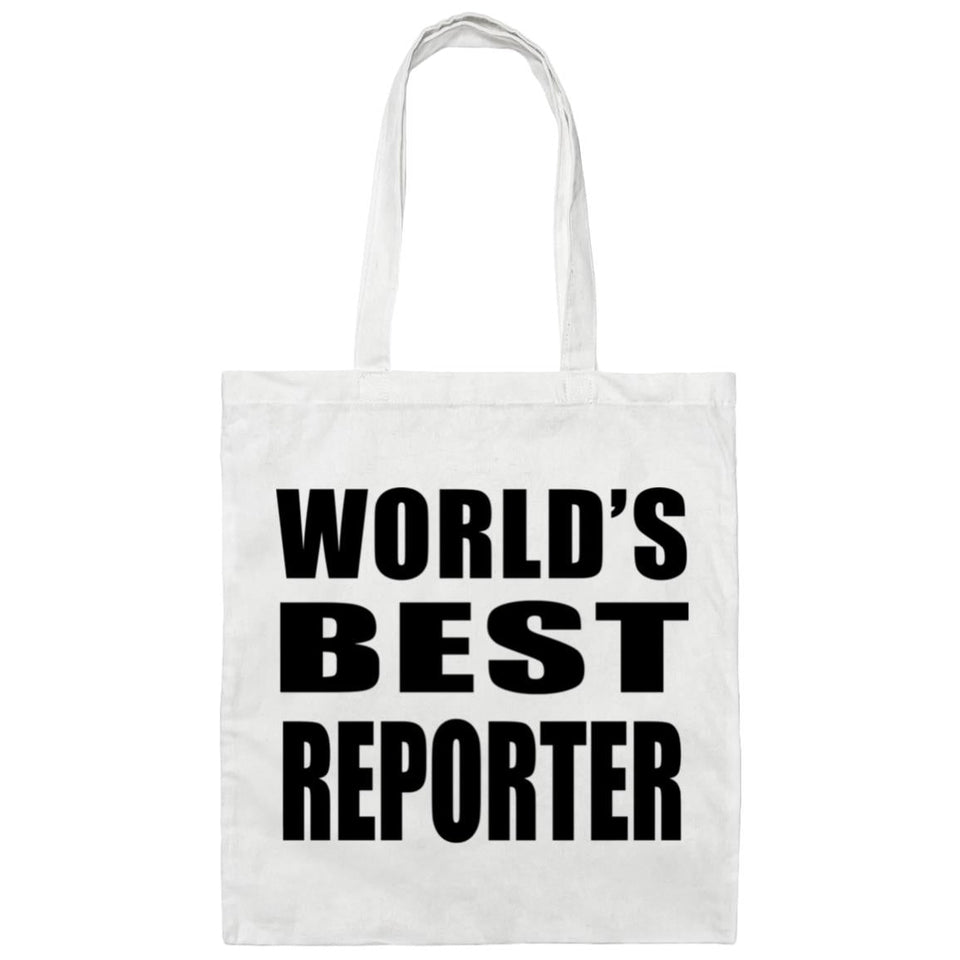 World's Best Reporter - Tote Bag White