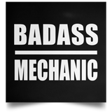Badass Mechanic - Poster Square