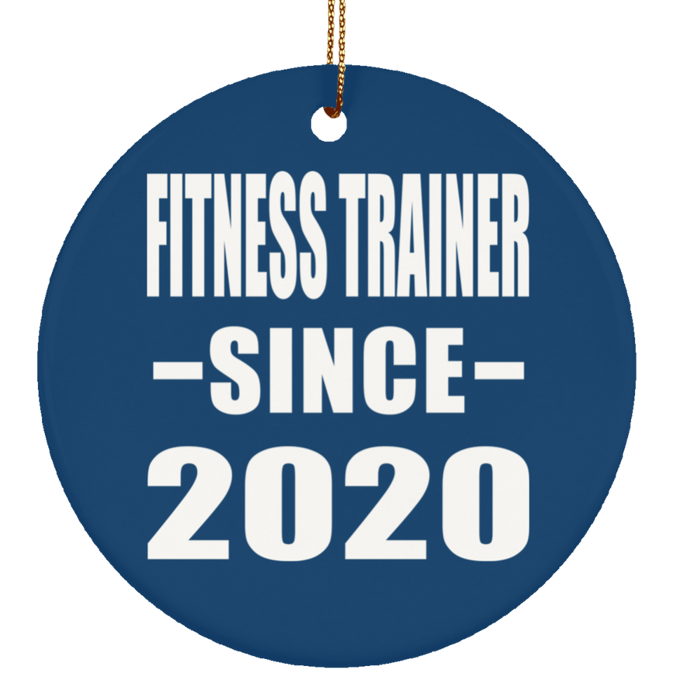 Fitness Trainer Since 2020 - Circle Ornament