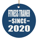 Fitness Trainer Since 2020 - Circle Ornament