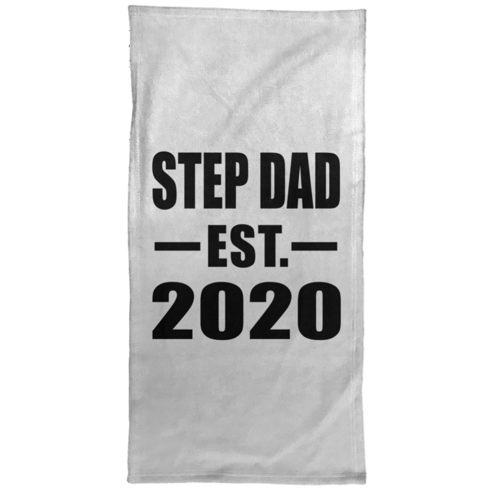 Step Dad Established EST. 2020 - Hand Towel