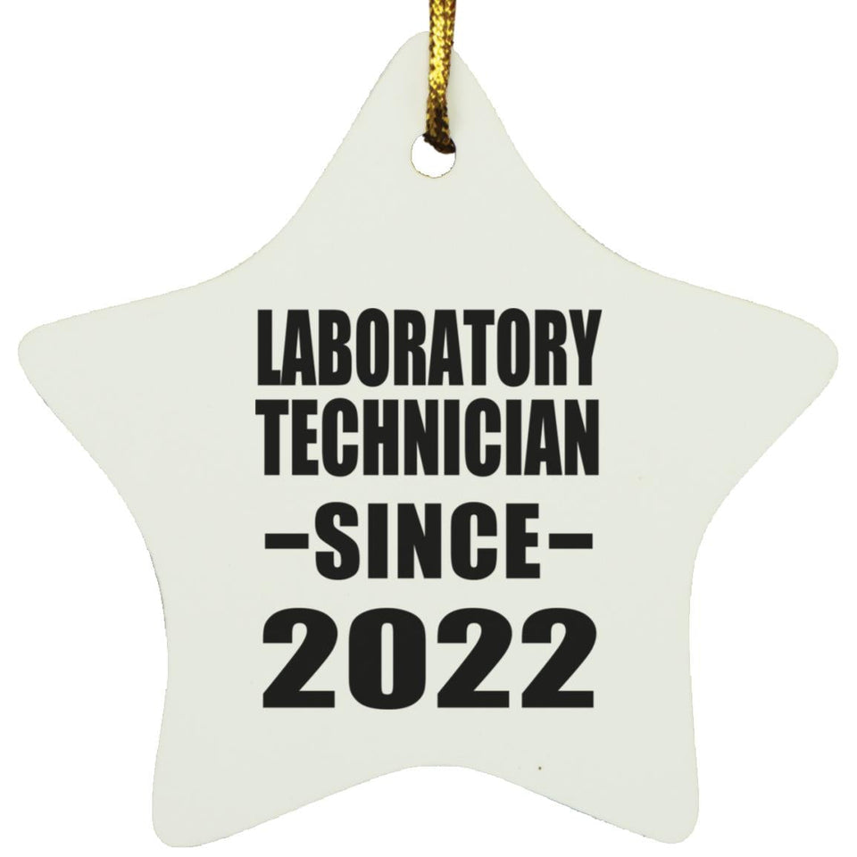 Laboratory Technician Since 2022 - Star Ornament